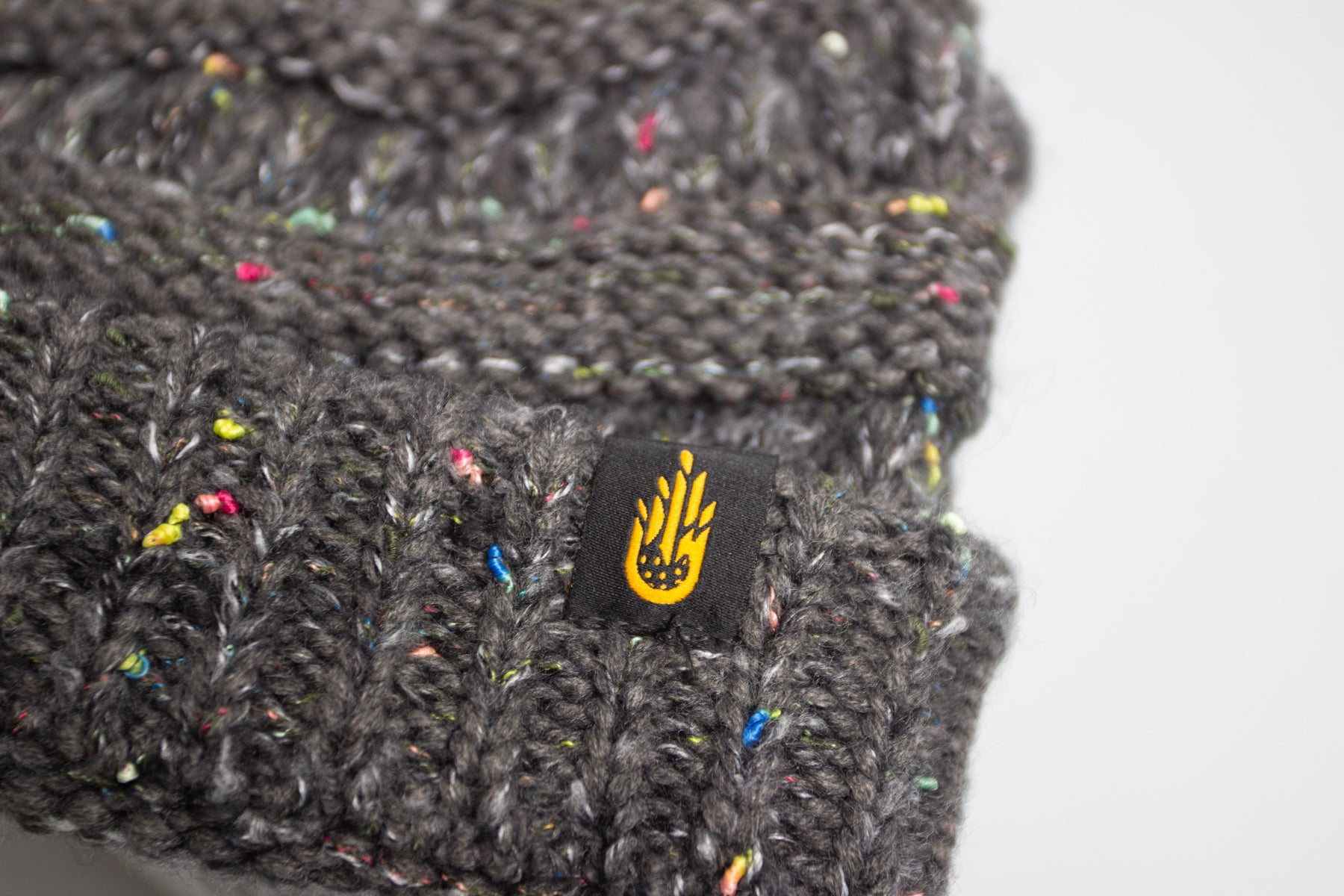 [Kann garantiert werden] Beanie - Speckled Heather Rib Gear Performance KitchenFire Knit Charcoal –